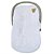 Capa Bebê Conforto Mimos Branca com Bordado de Ursinha 100% Algodão - Imagem 1
