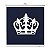 Lixeira Coroa Real Marinho Mdf - Imagem 1