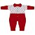 Macacão Manga Longa para Bebê Marinheiro Vermelho - Imagem 1