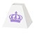 Abajur MDF para Quarto de Bebê Imperial Princesa Lilás - Imagem 2