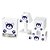 Kit Higiene Urso Dengoso Azul Marinho Mdf - Imagem 1