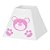 Abajur MDF para Quarto de Bebê Ursa Imperial Rosa - Imagem 2