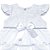 Vestido de Bebê Manga Curta Batizado Imperial - Imagem 2