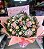 Buque 12 Rosas Cor de Rosa e Ferrero Rocher Luxo - Imagem 2