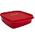Basic Line Tupperware com Divisórias Bora Lá 550ml Vermelho - Imagem 1