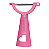 Descascador Tupperware Tulipa Rosa - Imagem 1