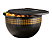 Tigela Murano Moda Tupperware 2,5 litros Preta - Imagem 1