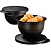 Tigela Murano Moda Tupperware 200 ml Preta - Imagem 2