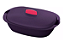 Travessa Actualité Oval Tupperware Roxa 1,7 L - Imagem 1