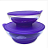 Kit Tigelas Elegância Tupperware Policarbonato Roxo 2 Peças - Imagem 1