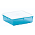 Caixa Versátil Quadrada Tupperware Azul Céu 1,2 L - Imagem 1