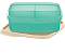 Tupperware Basic Line com Divisórias 550ml Mint - Imagem 1
