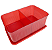 Porta Petiscos Tupperware Importado Vermelho - Imagem 1