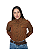 CAMISA FEMININA XADREZ LARANJA - Imagem 1