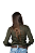 CAMISA FEMININA XADREZ VERDE MILITAR - Imagem 3