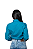 CAMISA FEMININA XADREZ TURQUESA - Imagem 2
