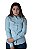 Camisa Feminina Xadrez Americano Azul Bebê e Branco - Imagem 1