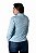 Camisa Feminina Xadrez Americano Azul Bebê e Branco - Imagem 3