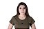 CAMISETA BÁSICA FEMININA VERDE MILITAR - Imagem 2