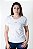 CAMISETA BÁSICA FEMININA BRANCA / PINK - Imagem 1
