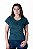 CAMISETA BÁSICA FEMININA AZUL PETROLEO - Imagem 1