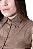 CAMISA REGATA FEMININA MARROM - Imagem 5