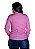 CAMISA FEMININA BÁSICA ROSA CHICLETE - Imagem 3