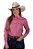 Camisa Feminina Xadrez Vermelha - Imagem 1