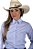 Camisa Feminina Listrada 1XM Azul - Imagem 3