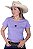 CAMISETA BÁSICA FEMININA LILÁS - Imagem 3