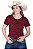 CAMISETA BÁSICA FEMININA VINHO - Imagem 1