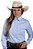 Camisa Feminina Xadrez Azul Bebê - Imagem 3