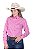 CAMISA FEMININA XADREZ AMERICANO PINK / BRANCO - Imagem 1
