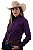 Camisa Feminina Básica Roxo Uva - Imagem 3