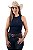REGATA FEMININA COTTON MARINHO - Imagem 2