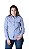 Camisa Feminina Xadrez Americano Azul Marinho e Branco - Imagem 2