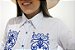 Camisa Feminina Country Bordada Branca - Imagem 2