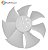 Hélice Ventilador Condensadora Carrier Hi-Wall 12.000Btu/h 38KQA012515MC - Imagem 1