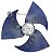 Hélice Ventilador Condensadora Midea Luna 38MLQA12M5 - Imagem 1