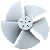 Hélice Ventilador Condensadora Carrier Built-In Versalite Split 24.000Btu/h 38TFQA24515HC - Imagem 1
