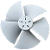 Hélice Ventilador Condensadora Springer Midea AirVolution Split HW 22.000Btu/h 38TVCB22S5 - Imagem 1
