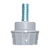 Pé Nivelador Geladeira Midea Frost Free Duplex 463L Inox Escuro MD-RT645MTA282 - Imagem 1