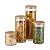 41044630 - POTES VIDRO COM TAMPA BAMBU A21392801 - Imagem 1