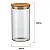 41044630 - POTES VIDRO COM TAMPA BAMBU A21392801 - Imagem 5