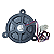 Motor do Ventilador Refrigerador Toshiba Frenchdoor Convertzone 638L Cinza GR-RF646WEPMA061 - Imagem 2