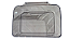 Prateleira 1/3 Porta Refrigerador Electrolux FrostFree Inverse 454L DT52X - Imagem 1