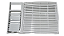 Painel Frontal Plástico Ar De Janela Mecânico Springer Midea 18.000Btu/h ZCI185BB - Imagem 1