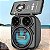 Mini Caixa De Som Bluetooth Rádio FM E Led + Suporte Celular - Imagem 4