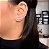 Brinco ear cuff cristal 2 camadas - Imagem 1