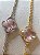 Pulseira Pingente Trevo Rosa - Imagem 1